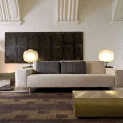 Tavolino ST 32 in Ottone Satinato Oro*Laura Meroni Discount