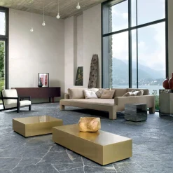 Tavolino ST 32 in Ottone Satinato Oro*Laura Meroni Discount