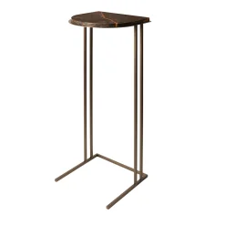 Tavolino Thabit Portoro in marmo marrone*Splot Design Outlet