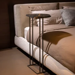 Tavolino Thabit Portoro in marmo marrone*Splot Design Outlet