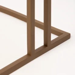 Tavolino Thabit rotondo in acciaio marrone*Splot Design Sale