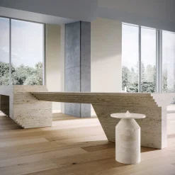 Tavolino Totem Onyx di Karen Chekerdjian*MMairo