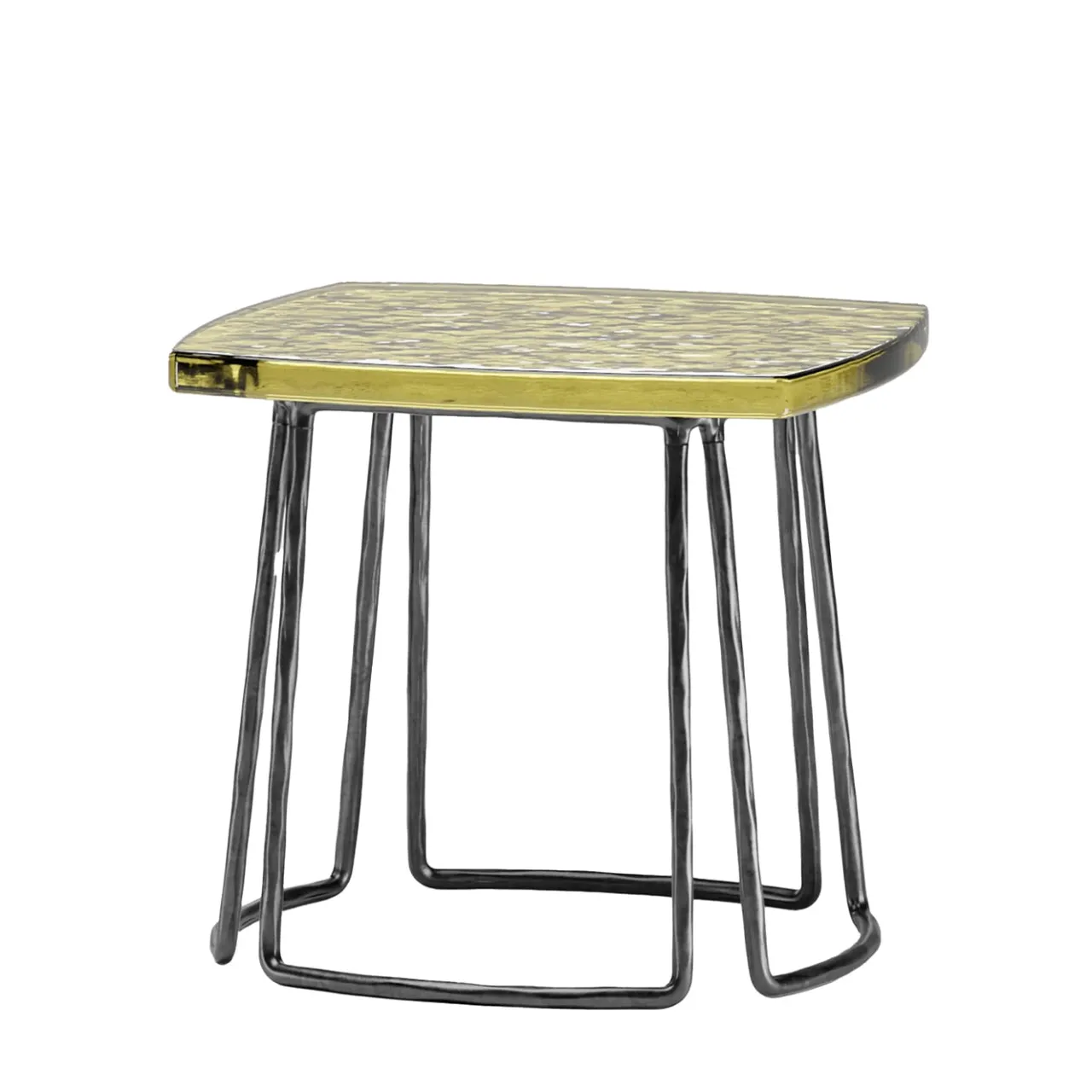 Tavolino verde alto Type di Stormo Studio*Dante Negro Outlet