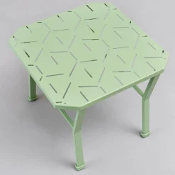 Tavolino verde foresta di in acciaio inox*Officina Ciani Clearance