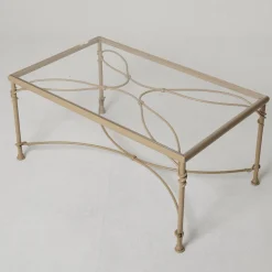 Tavolo basso da esterno Lotus in ferro*DMG Fiesole