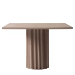 Tavolo Bistro In Alluminio Corkcrete Tortora*Opinion Ciatti Outlet