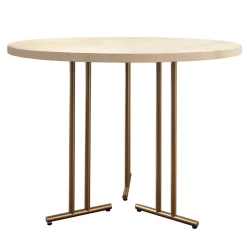 Tavolo Camilla in Pergamena Bianco*mg12 by Monica Geronimi New