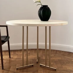 Tavolo Camilla in Pergamena Bianco*mg12 by Monica Geronimi New