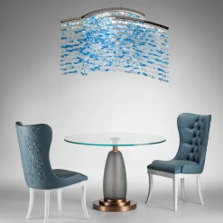 Tavolo Con Piano Rotondo In Vetro*Ros Italia Interiors Clearance