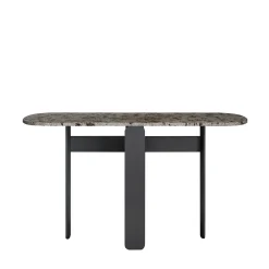 Tavolo Console Tumba in Marmo Verde con struttura in metallo*L'Eccesso Hot