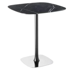 Tavolo da Bistrot Rendez-Vous in Marmo Nero*Enrico Pellizzoni New
