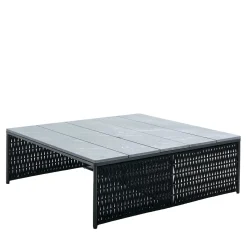 Tavolo da cocktail quadrato per esterni con piano in pietra*Giorgio Collection