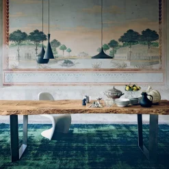 Tavolo da pranzo a 2 pezzi in legno Inulivo*Denovo Wood Clearance