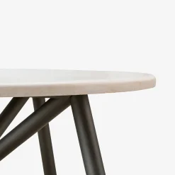 Tavolo da pranzo esterno in travertino beige Uni 150*Veltha Outdoor Stone Design Outlet