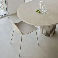 Tavolo Da Pranzo In Alluminio Corkcrete Beige*Opinion Ciatti Hot