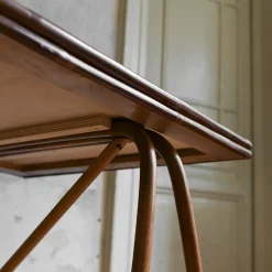 Tavolo da Pranzo in Bambù e Ottone*Molto Collectibles New