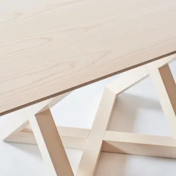 Tavolo da pranzo in legno RK di Antonio Saporito*V.L. Lavorazioni In Ferro New