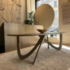 Tavolo da pranzo in marmo verde Fleur*dAM Atelier Clearance