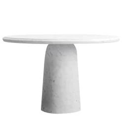 Tavolo da pranzo in marmo Gioia bianco Nissa di Ivan Colominas*MMairo Discount