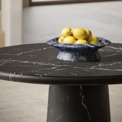 Tavolo da pranzo in marmo Marquinia Nero Nissa di Ivan Colominas*MMairo Hot