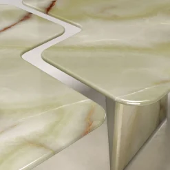 Tavolo da pranzo in Onice Verde L'Armando*Giopagani