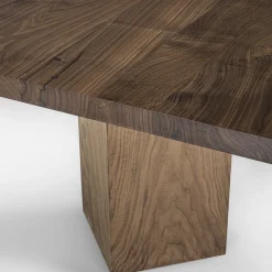 Tavolo da pranzo Junior B in legno massello di noce*Riva 1920