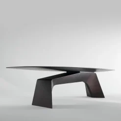 Tavolo da pranzo Kintai in legno impiallacciato marrone scuro*Emmemobili Clearance