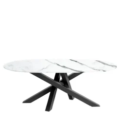 Tavolo da pranzo Komodo Bianco Carrara*La Sartoria del Marmo by Lombardi Marmi Sale