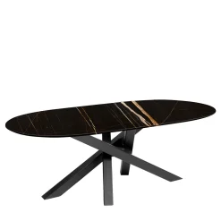 Tavolo da pranzo Komodo Sahara Noir*La Sartoria del Marmo by Lombardi Marmi Best