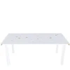 Tavolo da pranzo Lastra laccato bianco*Chendù Online