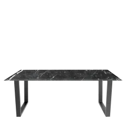 Tavolo da pranzo Levanzo Nero Marquinia*La Sartoria del Marmo by Lombardi Marmi Online