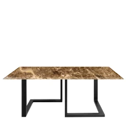 Tavolo da pranzo Loreto Marron Emperador*La Sartoria del Marmo by Lombardi Marmi Best