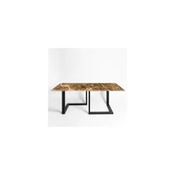 Tavolo da pranzo Loreto Marron Emperador*La Sartoria del Marmo by Lombardi Marmi Best