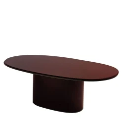 Tavolo da pranzo Oku Oval Wine-Red di Federica Biasi*My Home Outlet