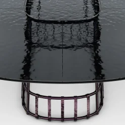 Tavolo da pranzo ovale Dolmen di Margherita Rui*Dante Negro Clearance