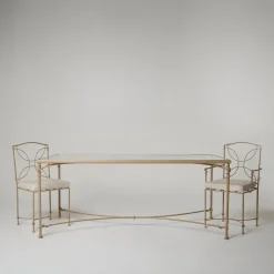 Tavolo da pranzo per esterni in ferro Lotus*DMG Fiesole Clearance