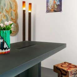 Tavolo da pranzo Plus Plus in resina verde*Delvis Unlimited Discount