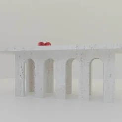 Tavolo da pranzo Portici in marmo Travertino*Dimarmo Best