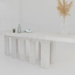 Tavolo da pranzo Portici in marmo Travertino*Dimarmo Best