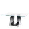 Tavolo da pranzo quadrato Bentz di Jeff Miller*Baleri Italia New