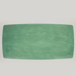 Tavolo da pranzo rettangolare Nature in legno verde e oro*Cupioli Discount