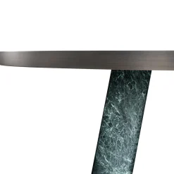 Tavolo da pranzo rotondo Native Verde Alpi di Stefano Giovannoni*Ghidini 1961 Outlet