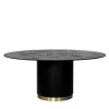Tavolo da pranzo rotondo nero*BottegaNera Furniture