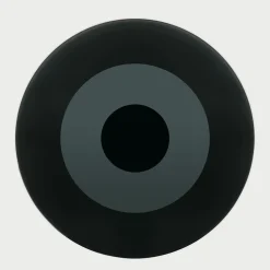 Tavolo da pranzo Roundel in cristallo nero di Claesson Koivisto Rune*Baleri Italia New