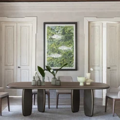 Tavolo da pranzo soap laccato bronzo ossidato*Morica Design