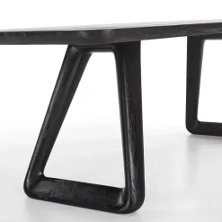 Tavolo da pranzo Sospiro in legno massello nero*Riva 1920 Clearance