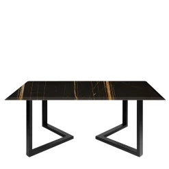 Tavolo da pranzo Sparviero Sahara Noir*La Sartoria del Marmo by Lombardi Marmi New