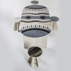 Tavolo da pranzo Specchio di Venere di Elena Salmistraro*Lithea Best