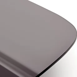 Tavolo Da Pranzo Volta In Vetro Grigio*Montina Discount