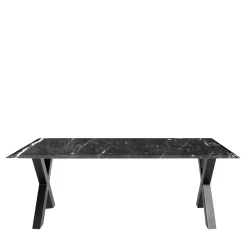 Tavolo da pranzo Xeno Black Marquina*La Sartoria del Marmo by Lombardi Marmi New